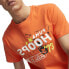 Puma Franchise Q3 Graphic Crew Neck Short Sleeve T-Shirt Mens Orange Casual Tops S - фото #5