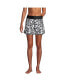 Фото #3 товара Women's 5" Quick Dry Elastic Waist Board Shorts Swim Cover-up Shorts with Panty Print
