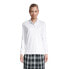 Women's School Uniform Tall Long Sleeve Interlock Polo Shirt