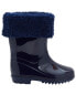 Toddler Faux Fur-Lined Rain Boots 4