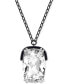 ფოტო #1 პროდუქტის Rhodium-Plated Harmonia Crystal 29-1/2" Pendant Necklace
