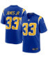 Фото #1 товара Men's Derwin James Los Angeles Chargers 2nd Alternate Game Jersey