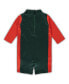 ფოტო #1 პროდუქტის Infant Unisex Green and Orange Miami Hurricanes Wave Runner Wetsuit