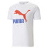 Puma Classics Logo Crew Neck Short Sleeve T-Shirt Mens Size S Casual Tops 53806