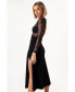 ფოტო #6 პროდუქტის Women's Addams Longsleeve Midi Dress