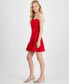 ფოტო #4 პროდუქტის Juniors' Side-Tie Grommet-Trim Dress