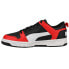Фото #3 товара Puma Rebound Layup Lo Speckle Lace Up Mens Black, Red, White Sneakers Casual Sh