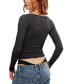 Фото #2 товара Women's Clean Slate Square-Neck Slim-Fit Layering Top