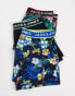 Фото #3 товара Jack & Jones 3 pack trunks in floral print