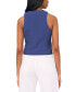 ფოტო #2 პროდუქტის Women's Sleeveless Button Down V-Neck Micro Vest