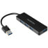 Фото #2 товара AXAGON HUE-G1A Superspeed USB-C Slim Hub, 4x USB 3.0 - 15cm, schwarz