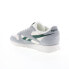 Фото #12 товара Reebok Classic Leather Mens White Suede Lace Up Lifestyle Sneakers Shoes