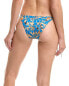 Фото #2 товара A.L.C. Amina String Bikini Bottom Women's Blue M