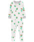 Toddler 1-Piece Cactus 100% Snug Fit Cotton Footie Pajamas 2T