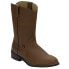 Фото #2 товара Justin Boots Temple Round Toe Cowboy Mens Brown Casual Boots JB3001