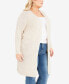 Plus Size Charmed Collarless Cardigan Sweater