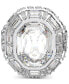 Фото #1 товара Кольцо Swarovski Rhodium-Plated Crystal Harmony.