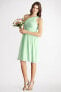 BRIDESMAID Donna Morgan 'Rhea' One-Shoulder Chiffon Dress Wedding Prom Sz. 8