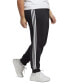 Фото #3 товара Plus Size Essentials 3-Striped Cotton French Terry Cuffed Joggers