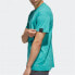 Фото #6 товара adidas 运动型格圆领 短袖T恤 男款 绿色 / Футболка Adidas T FM9363