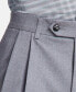 ფოტო #5 პროდუქტის Men's Pleated Solid Classic Fit Pants