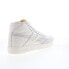 Фото #8 товара Reebok Club C Form Hi Mens Beige Leather Lace Up Lifestyle Sneakers Shoes