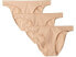OnGossamer Womens 246205 Cabana Cotton Hip Bikini 3-Pack Underwear Size M