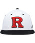 ფოტო #4 პროდუქტის Men's White Rutgers Scarlet Knights On-Field Baseball Fitted Hat