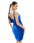 Фото #2 товара ASOS DESIGN low back sleeveless mini dress in cobalt blue