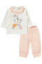 Фото #1 товара Комплект одежды Civil Baby для девочек от 6 до 18 месяцев открытый розовый