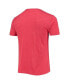 ფოტო #4 პროდუქტის Unisex Red Chicago Bulls 2021/22 City Edition Comfy Tri Blend T-shirt