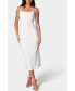 ფოტო #1 პროდუქტის Women's Cowl Neck Shine Dress