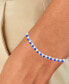 Браслет Macy's Blue & White CZ в Серебре 7 inches - фото #2