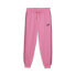 Фото #1 товара Puma Logo Love Pants Womens Pink Casual Athletic Bottoms 67918137