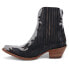 Фото #3 товара Dan Post Boots Crystal Snip Toe Cowboy Booties Womens Black Casual Boots DP5125