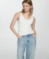 ფოტო #3 პროდუქტის Women's Mid-Rise Straight Jeans