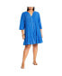 ფოტო #1 პროდუქტის Plus Size Milly Tunic Dress