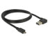 Фото #2 товара Delock 85165 - 1 m - USB A - Micro-USB B - USB 2.0 - Black