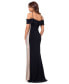 ფოტო #2 პროდუქტის Women's Embellished Halter Jersey Dress