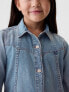 Kids Denim Western Shirtdress