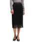 ფოტო #1 პროდუქტის Women's Plissé Pleats Stretch-Tulle Skirt