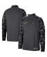 Men's Charcoal Arizona State Sun Devils OHT Military-Inspired Appreciation Long Range Raglan Quarter-Zip Jacket
