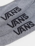 Фото #5 товара Vans 3 pack classic no show socks in grey