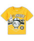 ფოტო #1 პროდუქტის Baby Boys and Girls Gold Oakland Athletics Ball Boy T-shirt