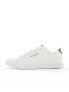 Фото #3 товара Jack & Jones faux leather trainer in white