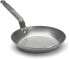 De Buyer 5110.24 Carbone Plus Heavy Quality Steel Round Lyonnaise Frying Pan, 24 cm Diameter