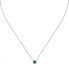 Elegant silver necklace with zircons Silver LPS10AWV06