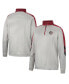 Фото #1 товара Men's Gray and Garnet Florida State Seminoles Bushwood Fleece Quarter-Zip Jacket