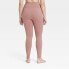 Фото #3 товара Women's Seamless High-Rise Leggings - All in Motion Clay Pink XS