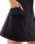 Closet London Petite A-line mini skirt with pockets in black